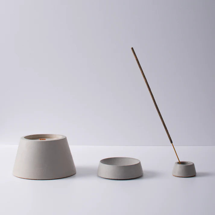 Ritual Set 4 - Flume Lighter (Sandstone) + Arenal Candle (Dust Rose)