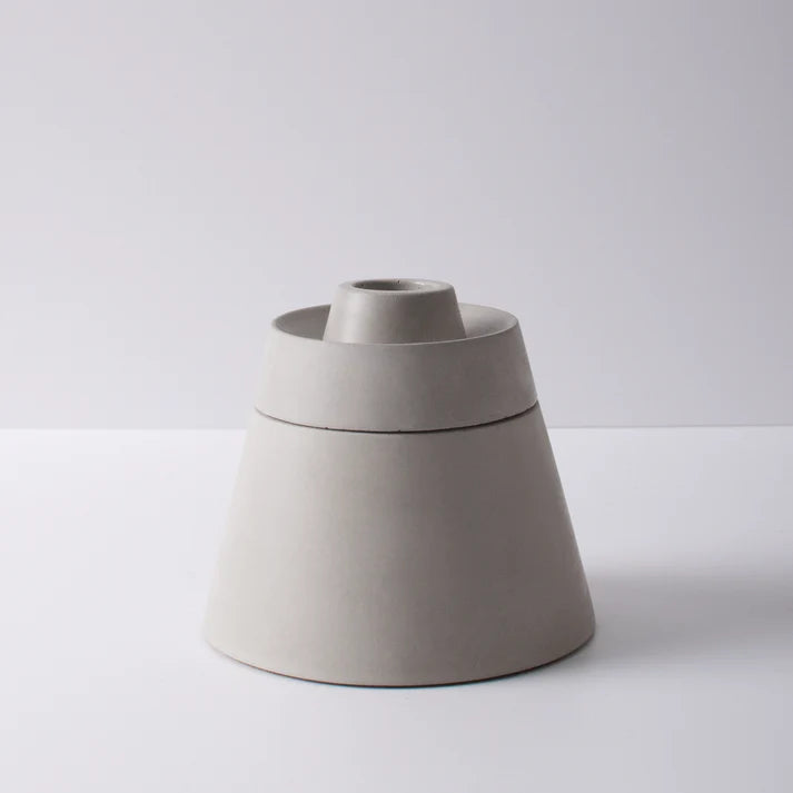 Ritual Set 1 - Flume Lighter (Sandstone) + Arenal Candle (Grey)